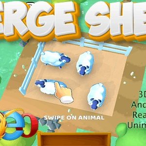 Unity game template -Merge sheep puzzle 3d source code