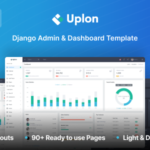 Uplon - Django Admin & Dashboard Template
