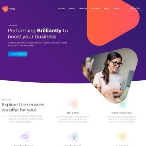 Upmine - Corporate Digital Agency WordPress Elementor Theme
