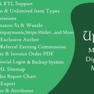 UpStock - Multipurpose Digital Product Marketplace