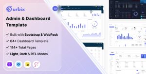Urbix bootstrap admin dashboard template gplpixel.jpg