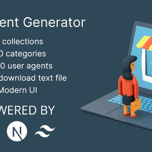 User Agent Generator - Generate over 11000 user agents online (Next.js Production Ready)