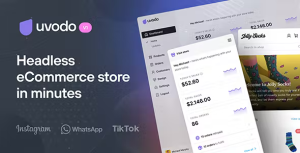 Uvodo headless ecommerce platform php js white label codermarket.png