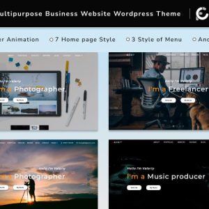 Valeriy | Multipurpose Personal and Business with Blog WordPress Theme