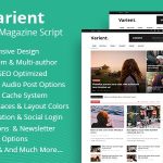 Varient - News & Magazine Script + Demo Content