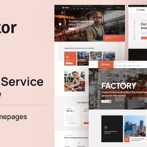 Vector - Industrial Service HTML Template