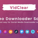 VidClear - Video Downloader Script