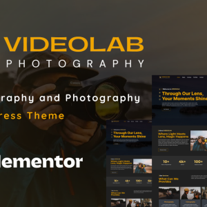 Videolab - Videography and Photography Portfolio Elementor WordPress Theme