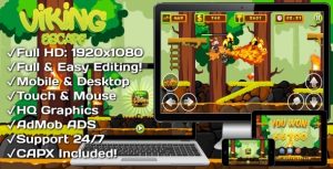 Viking escape html5 game mobile version admob construct 3 construct.jpg