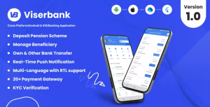 Viserbank cross platform internet banking application codermarket.png