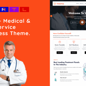 Voxma - Medical & Clinic Service WordPress Theme.