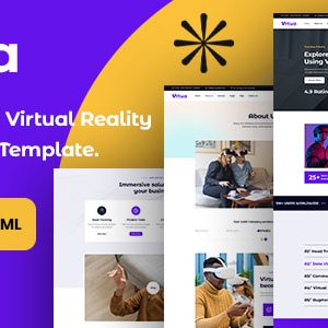 Vrtua - Augmented & Virtual Reality Services React Template