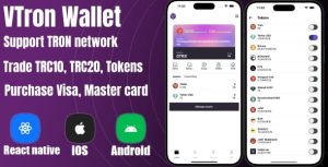 Vtronwallet advanced trc20 wallet with token swap and dapps integration .jpeg