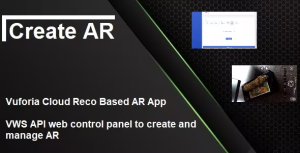 Vuforia cloud recognition app with web panel codermarket.png
