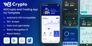 W3crypto crypto mobile app react native cli template codermarket.png