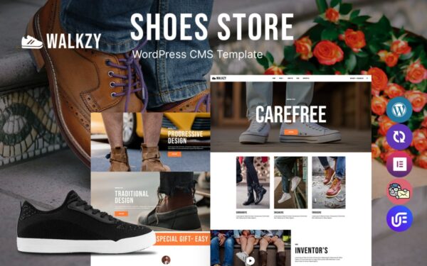 Walkzy - Shoes Store WordPress Theme - Image 1