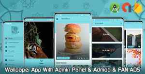 Wall hub android wallpapers app admob fan codermarket.png