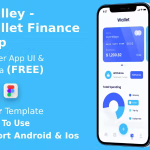 Wallet Finance App - UI Kit - Flutter - Figma FREE - Walley