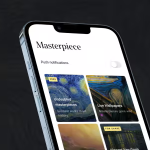 Wallpapers app with descriptions, collections and push notifications