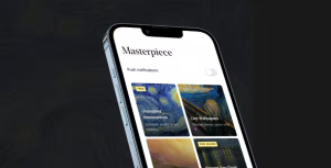 Wallpapers app with descriptions collections and push notifications .png