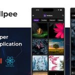 Wallpee - Full React native wallpaper app with backend, Graphql API
