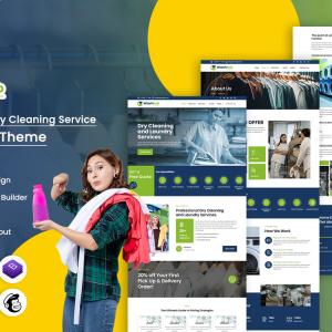Washtub - Laundry And Dry Cleaning Service WordPress Theme