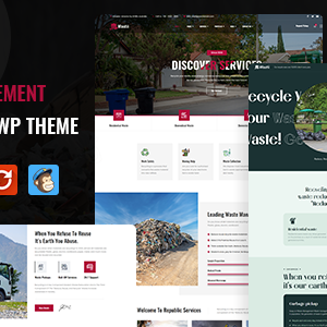 Wastii - Waste Management Services WordPress Theme