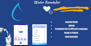 Water reminder with admob codermarket.png