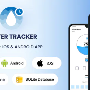Water Tracker & Daily Reminder - Flutter Mobile Application - Multiple Languages - Android & iOS