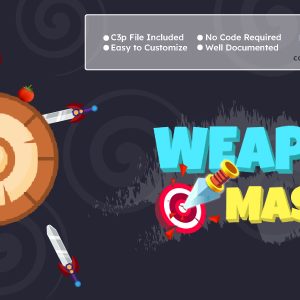 Weapon Master Game - Knife Hit Game (HTML5 & Android) | Construct 3 Game