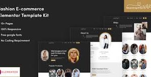 Weardrop Villa - Fashion E-commerce Elementor Template Kit