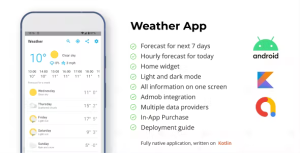 Weather tomorrow complete android application admob in app codermarket.png
