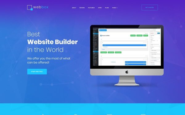 Webbox - One Page Product Landing WordPress Theme - Image 1