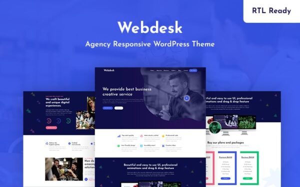 Webdesk - Agency Responsive WordPress Theme - Image 1