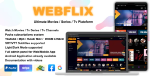 Webflix movies tv series live tv channels subscription codermarket.png