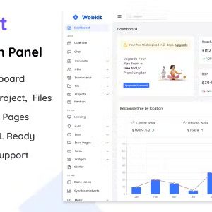 WebKit - Flutter Admin Panel