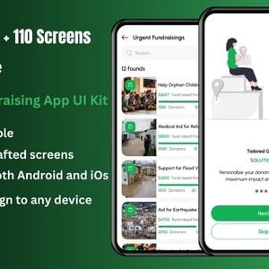 Wecare - Donation, Charity, & Fundraising React Native CLI App Ui Kit