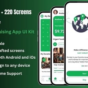 Wecare Pro - Donation, Charity, & Fundraising React Native CLI App Ui Kit