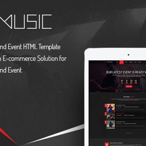 WeMusic - Music Band Event HTML Template