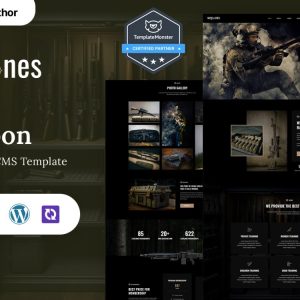 Wepones - Weapon Store WordPress Elementor Theme