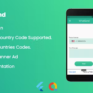 WhatSend - Send Message To Any Number Without Saving Their Number - Android / IOS App With Flutter
