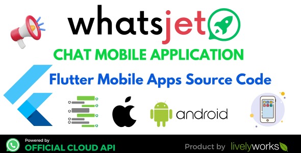 Whatsjet flutter chat apps source code android ios mobile apps .jpg
