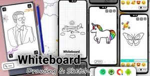 Whiteboard drawing sketch sketchpad sketch whiteboard quickly draw .jpeg