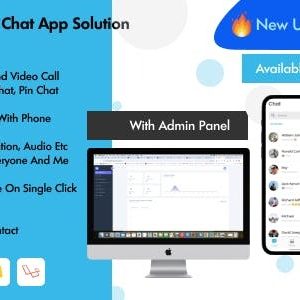 Whoxa - WhatsApp Clone App, Chat App, Audio, Video Call App Flutter Android and iOS with Admin Panel