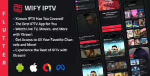 Wify iptv mobile xtream player multiple format ad network codermarket.png