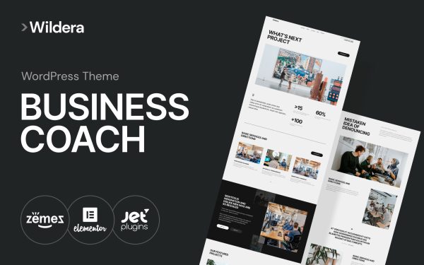 Wildera - clean business WordPress Theme - Image 1