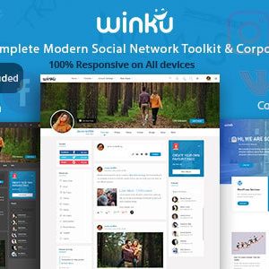 Winku Online Social Community Network Html Responsive Template