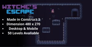 Witch escape html5 game gplpixel.jpeg