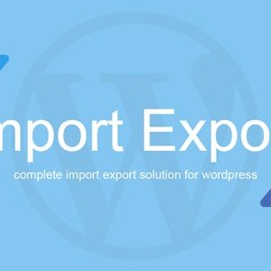 Woo Import Export
