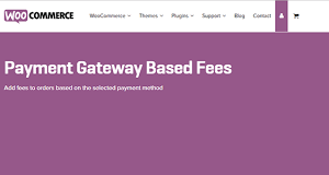 WooCommerce Payment Gateway Based Fees